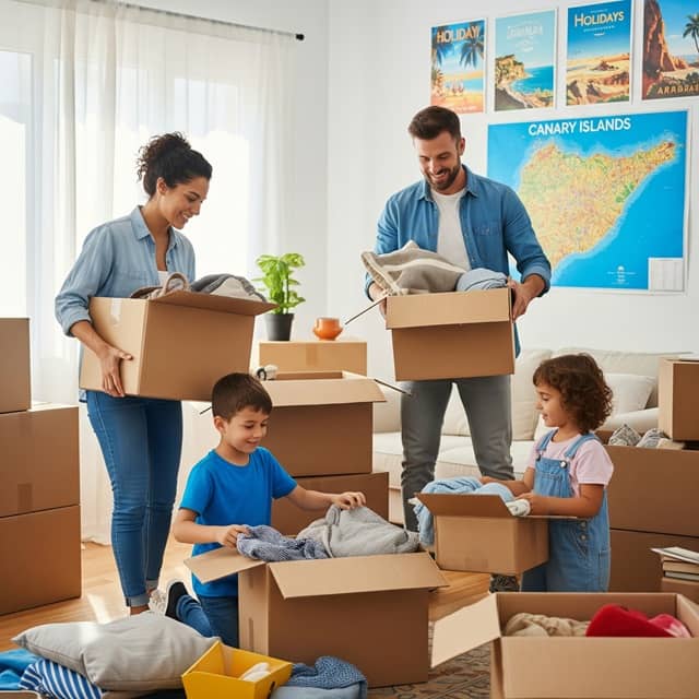 Mudanzas desde Canarias a Península: cómo organizar el traslado de tus pertenencias